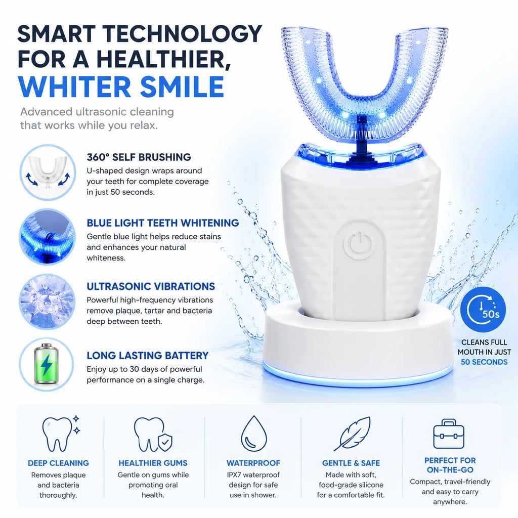 OraSonic | Ultrasonic Teeth Whitening Self-Brushing Toothbrush