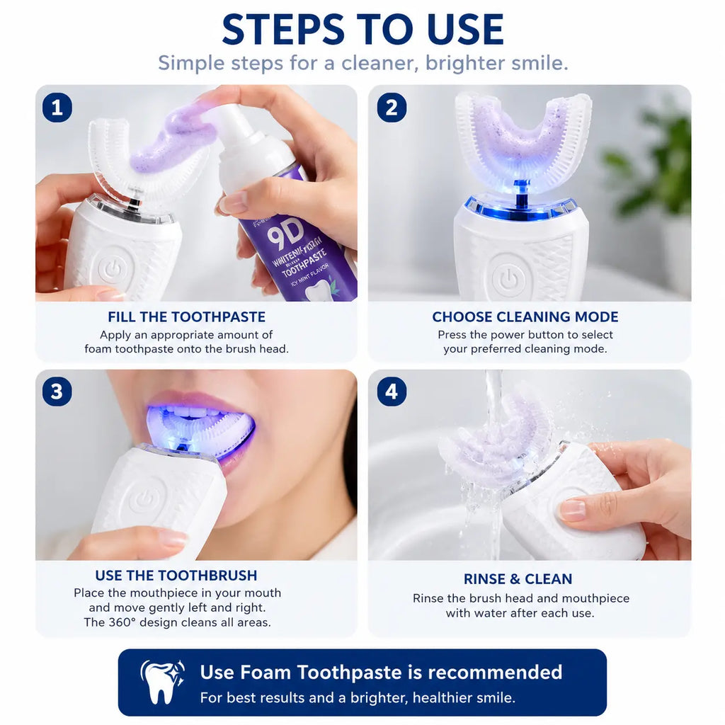 OraSonic | Ultrasonic Teeth Whitening Self-Brushing Toothbrush