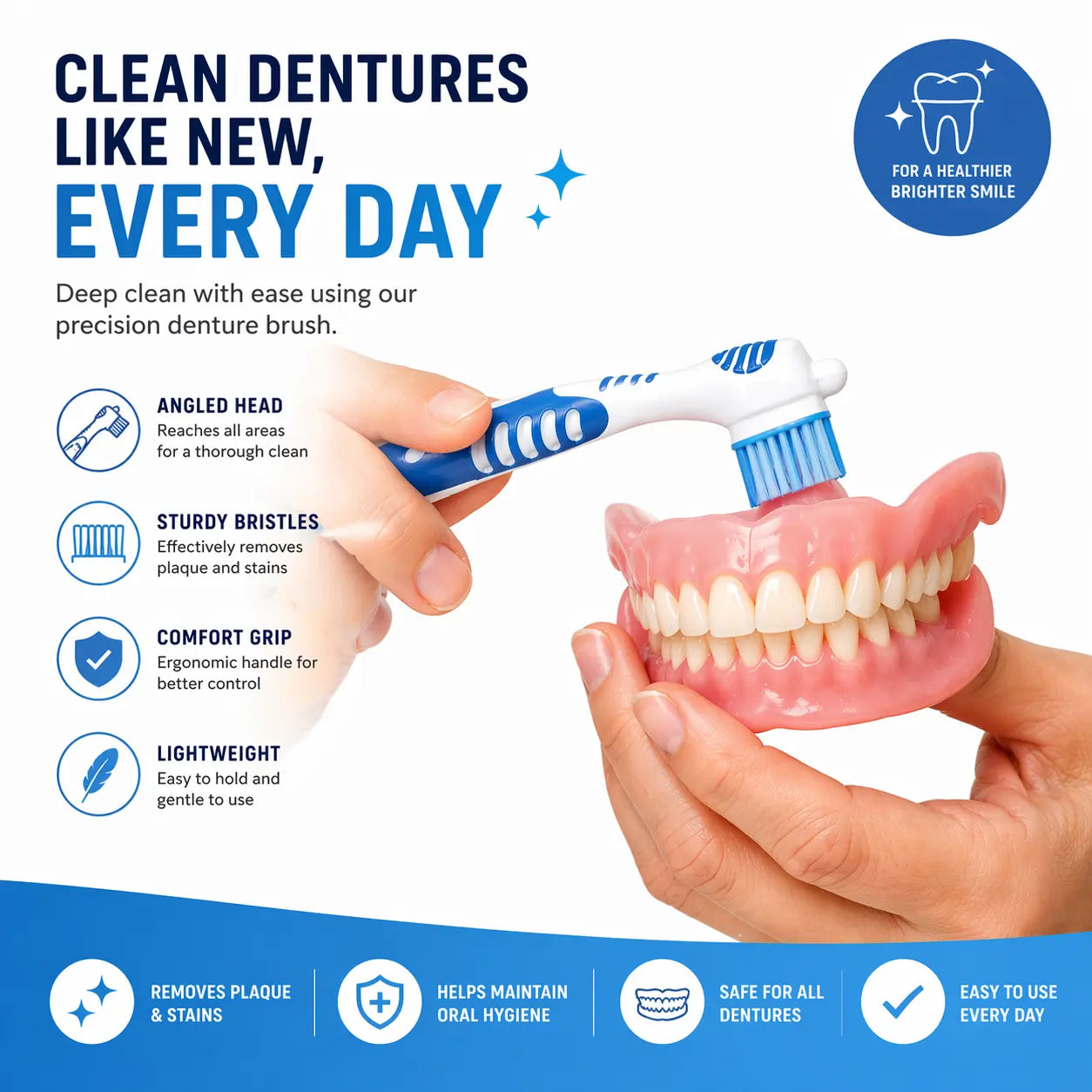 Denture Cleaner Brush
