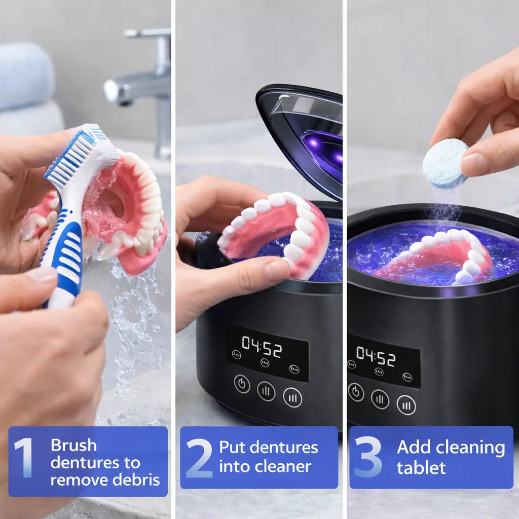 Denture Cleaner Brush