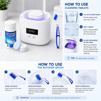RenSonic™ | Ultrasonic Retainer Cleaning Pro Kit